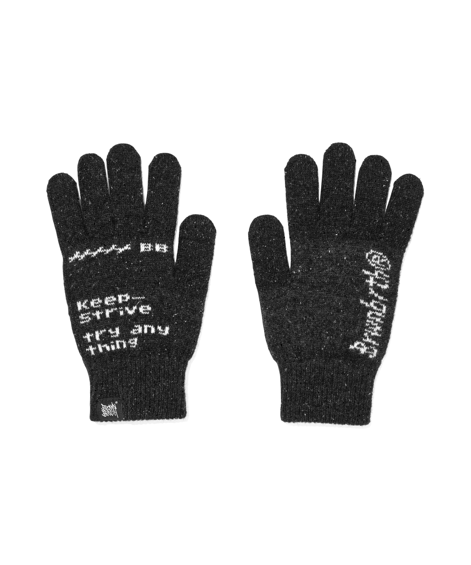 KEEP STRIVE GLOVE - BLACK brownbreath