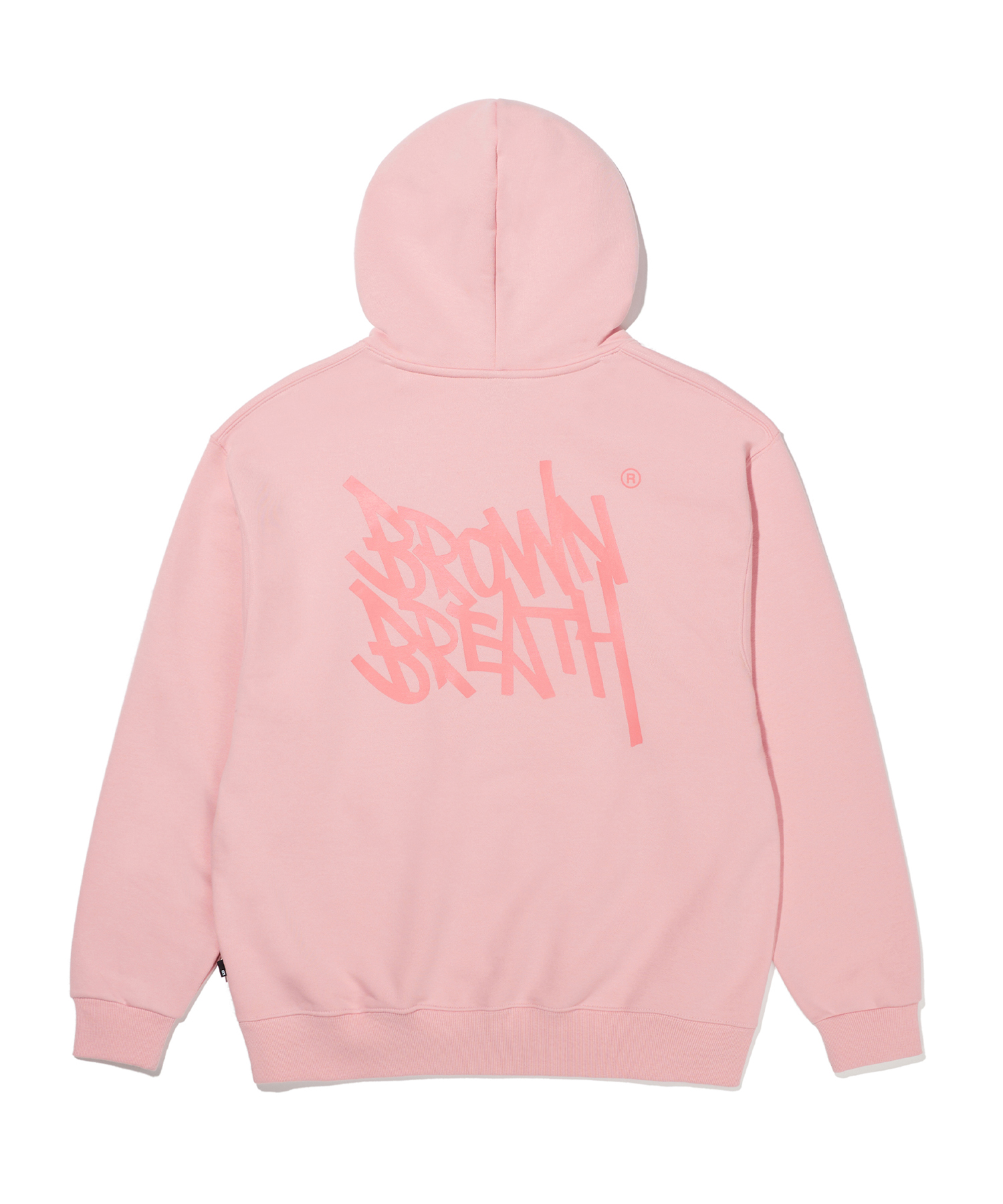 TAG HOODIE - PINK brownbreath