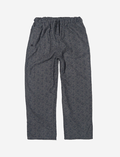 TAG ROSE PATTERN PANTS - GREY