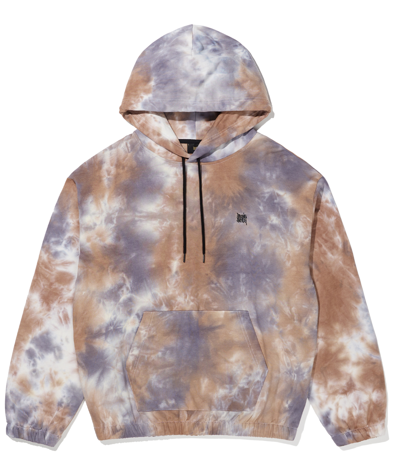 TIE-DYE HOODIE - BEIGE brownbreath