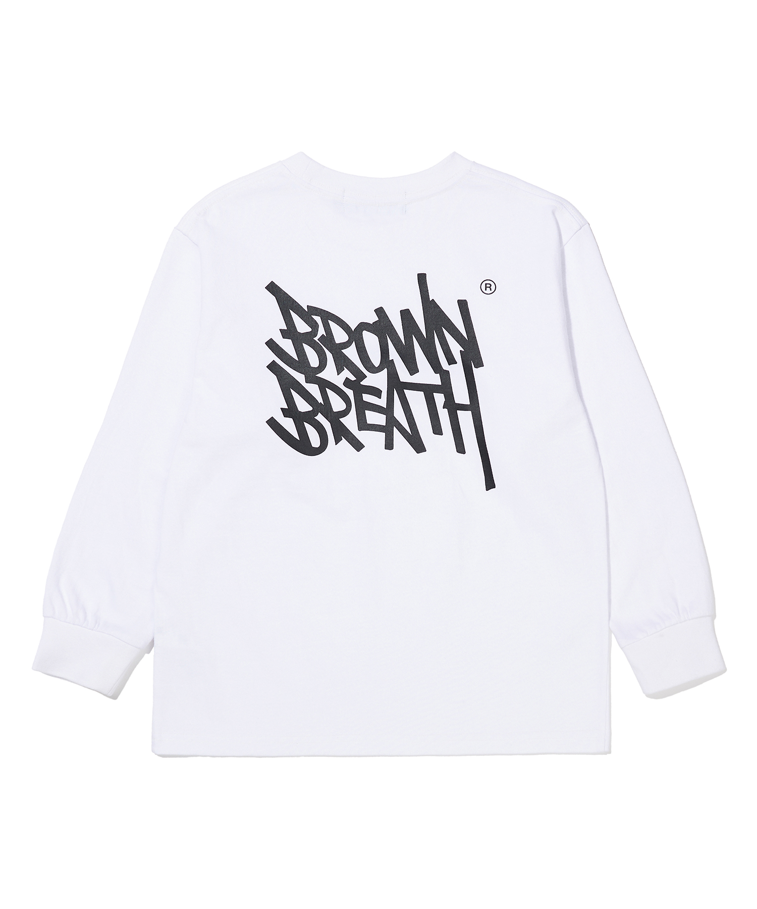 KIDS SINGLE T-SHIRTS - WHITE brownbreath