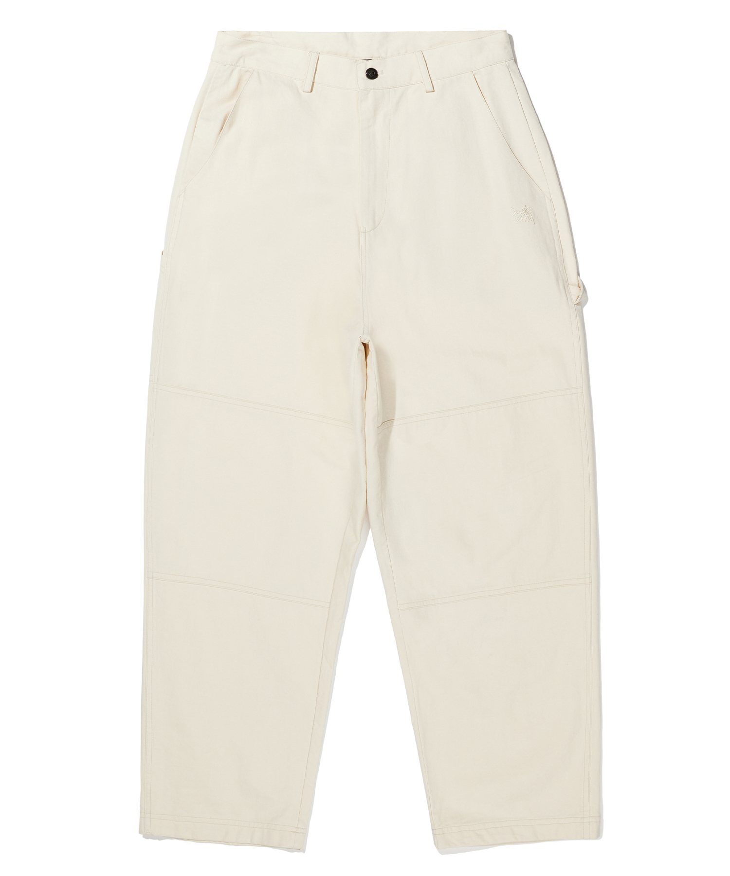 TAG WORK PANTS - IVORY brownbreath