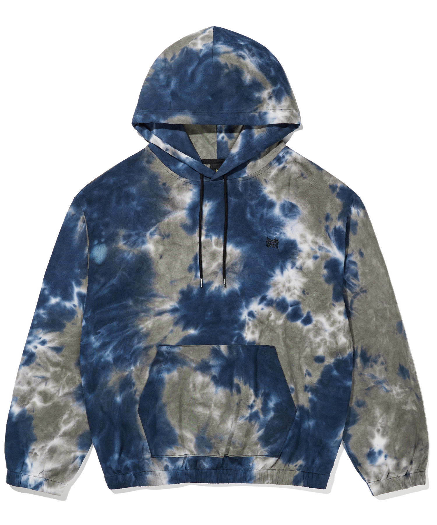 TIE-DYE HOODIE - BLUE brownbreath