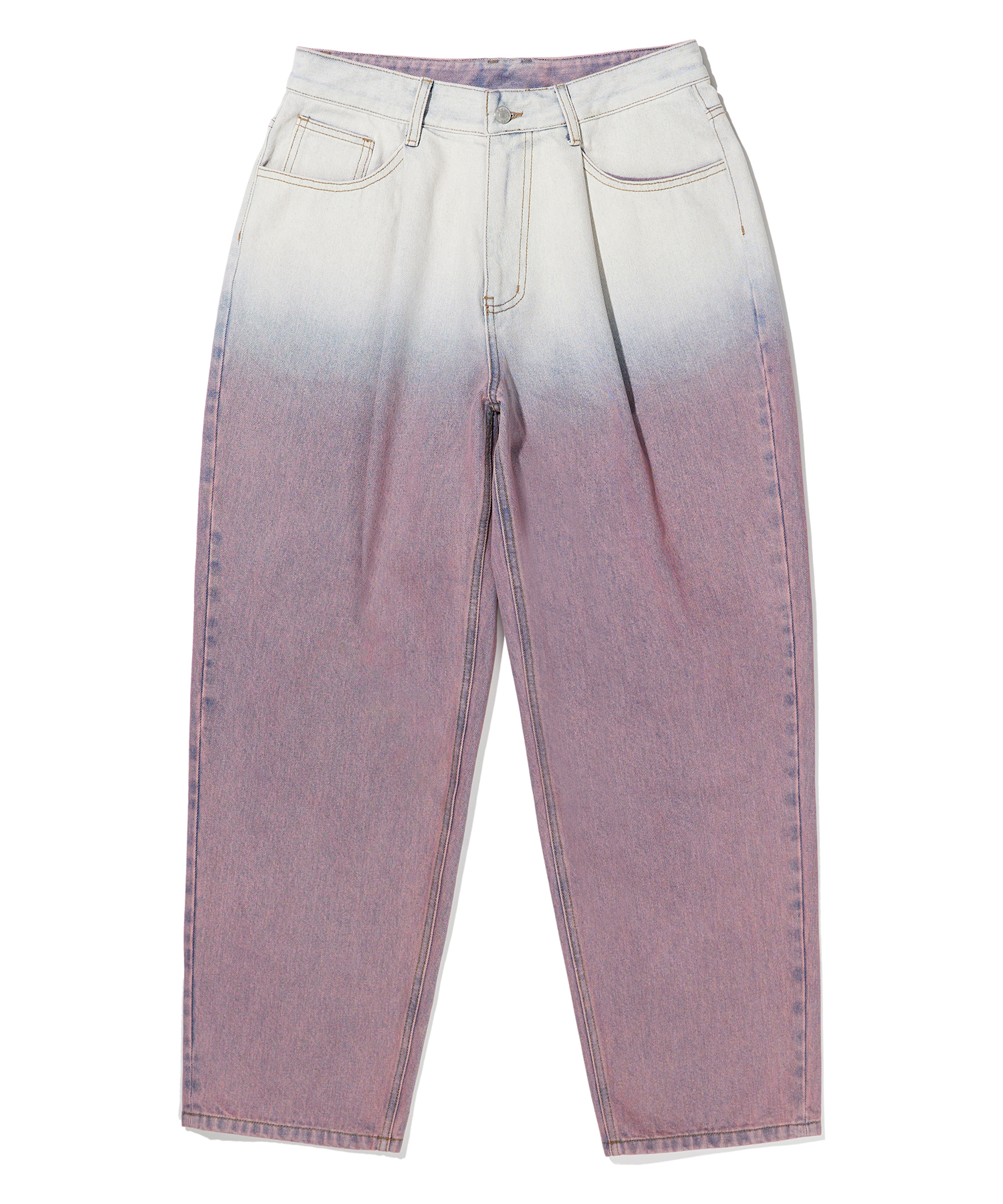 GRADATION WASHED JEAN - INDY PINK brownbreath