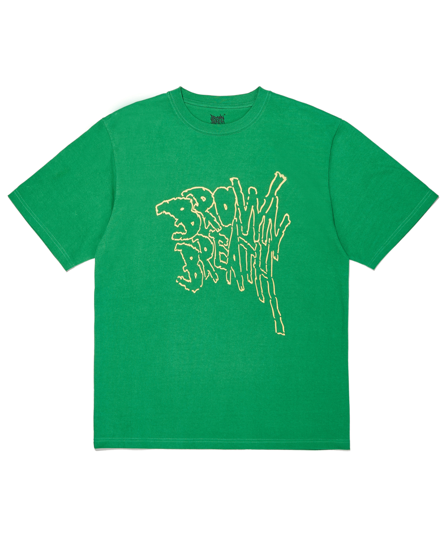 WARP TEE - GREEN brownbreath