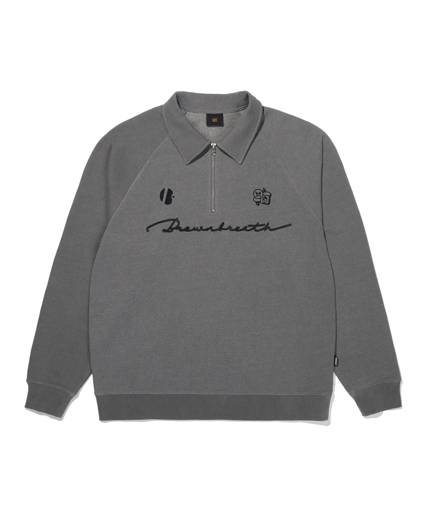 PRESSURE CREWNECK - GREY brownbreath