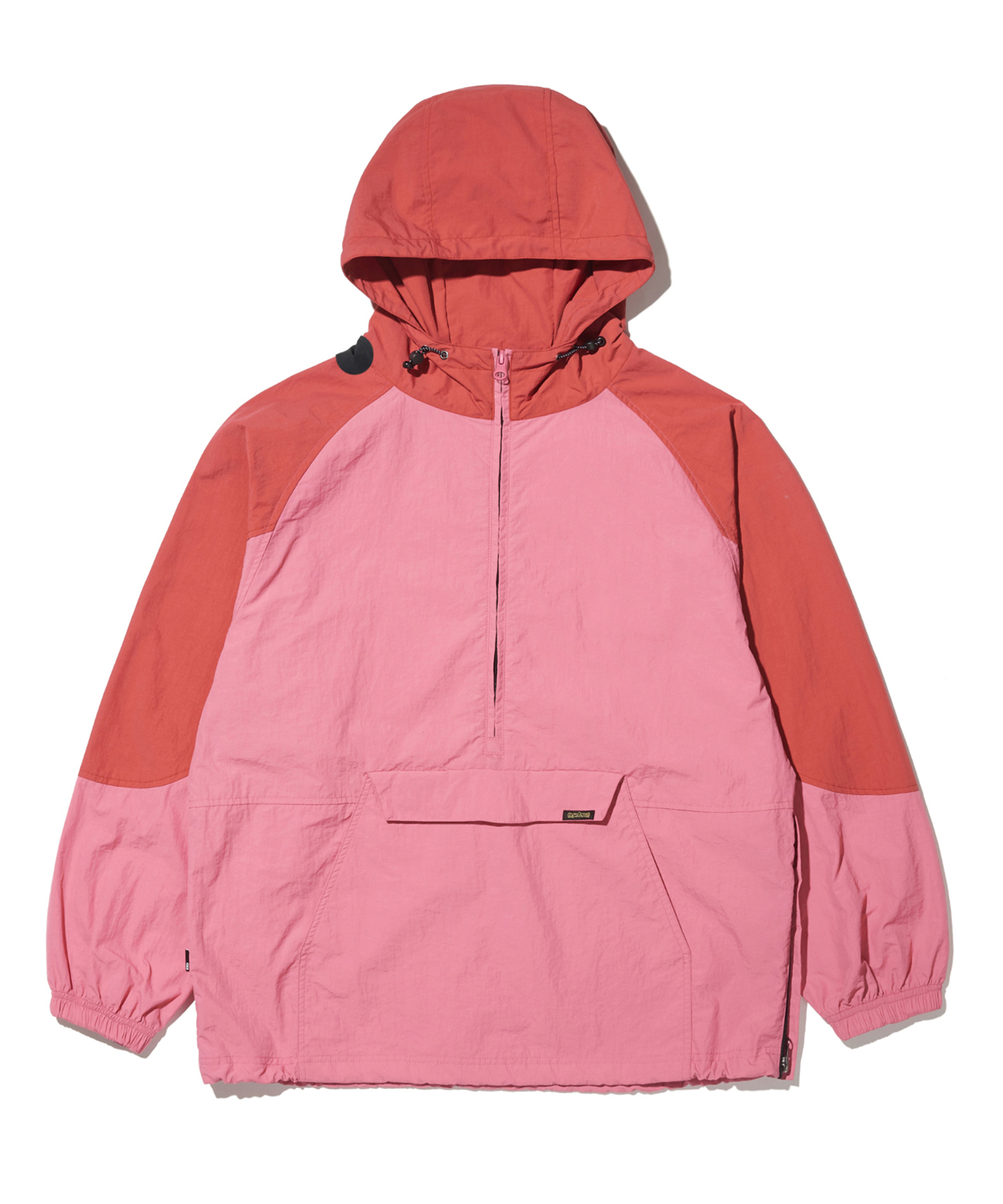 B 2TONE ANORAK - PINK brownbreath