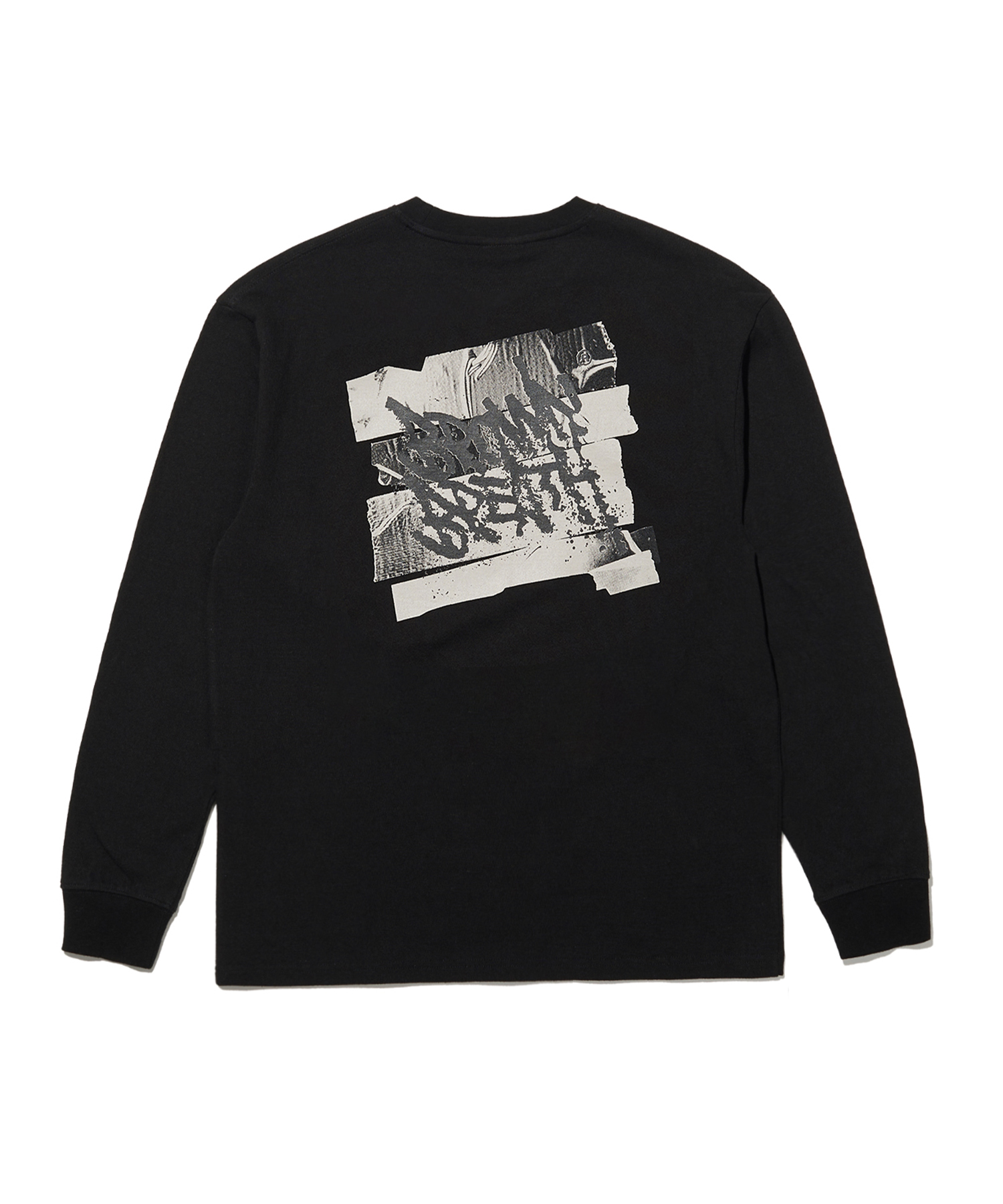 TAPE TAG LONGSLEEVE - BLACK brownbreath