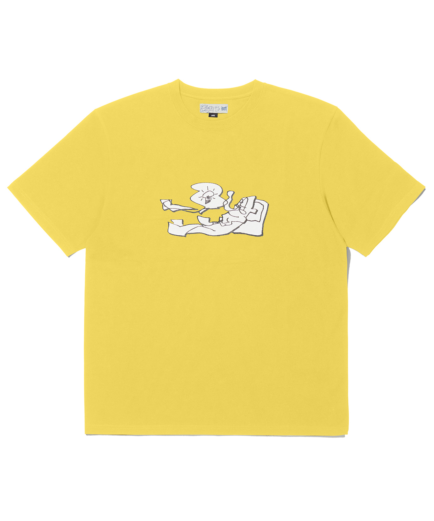 BXP COLLAB TEE - YELLOW brownbreath
