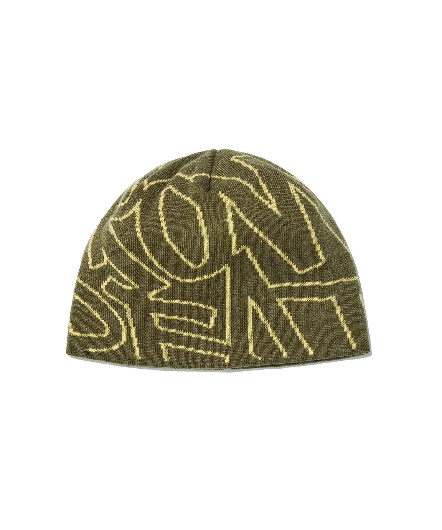 BIG TAG BEANIE - KHAKI brownbreath