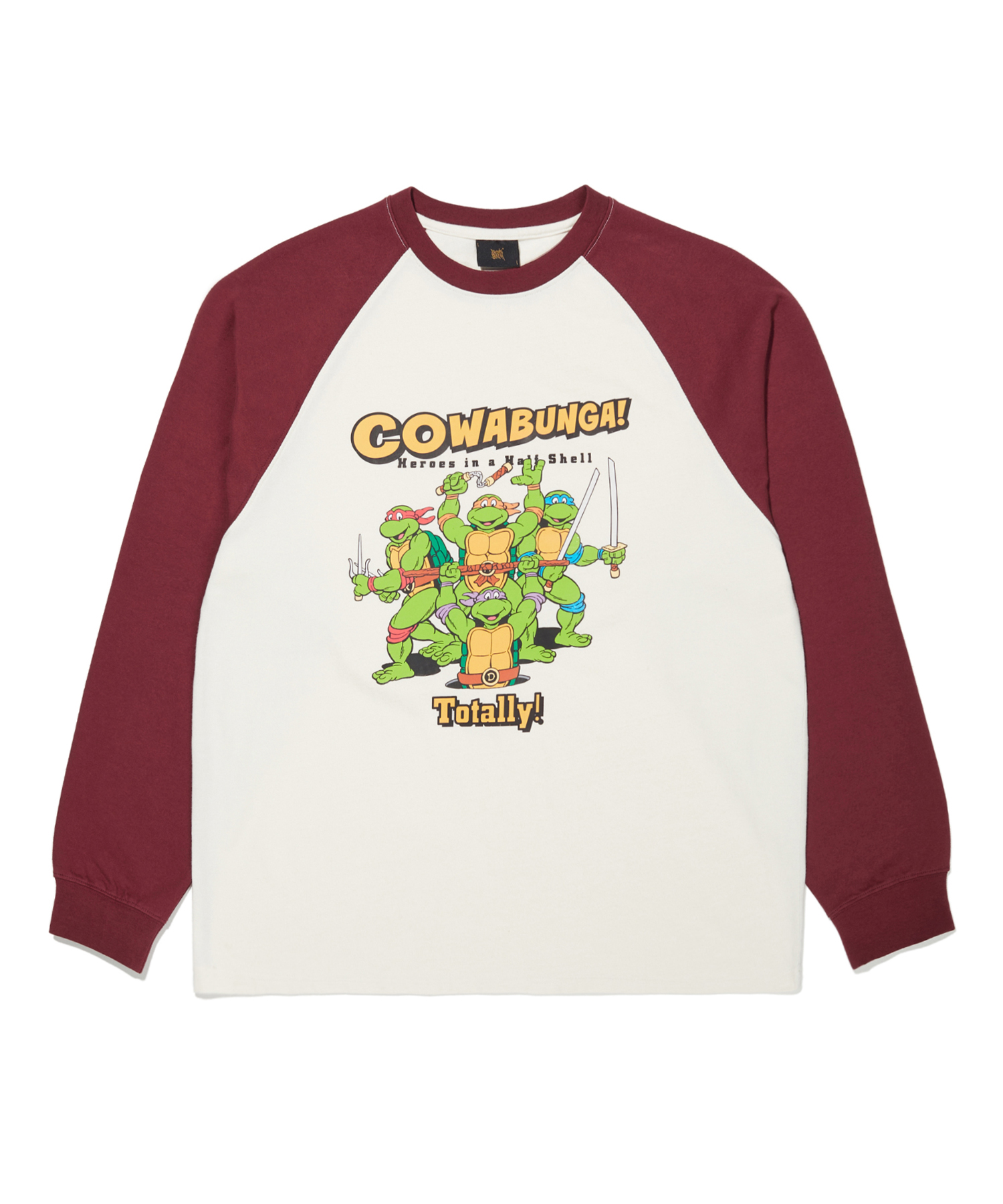 TMNT CB LONGSLEEVE - BURGUNDY brownbreath