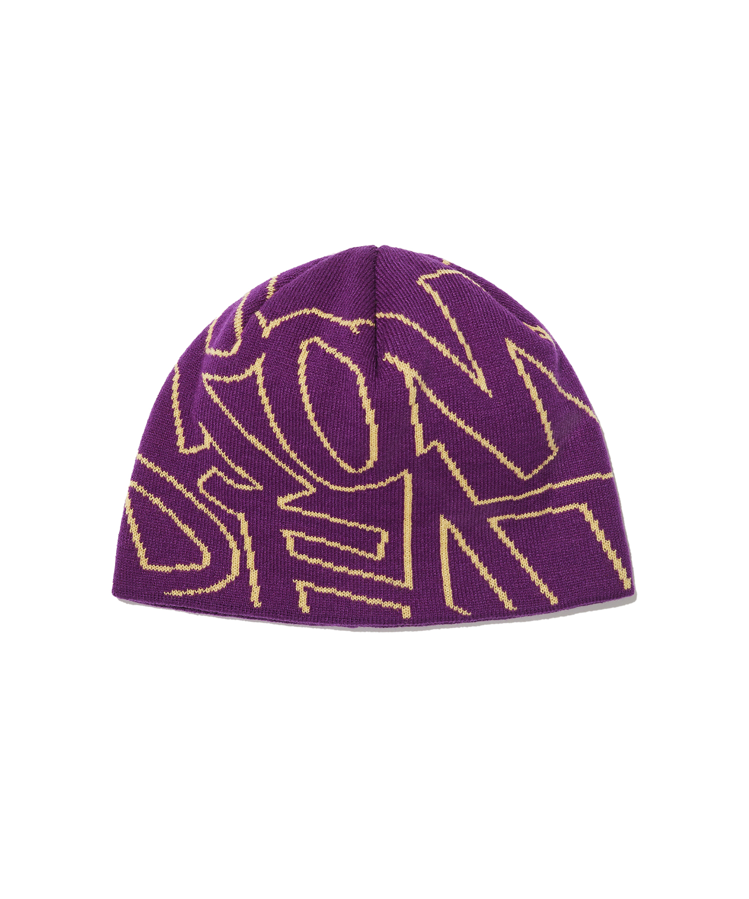 BIG TAG BEANIE - PURPLE brownbreath