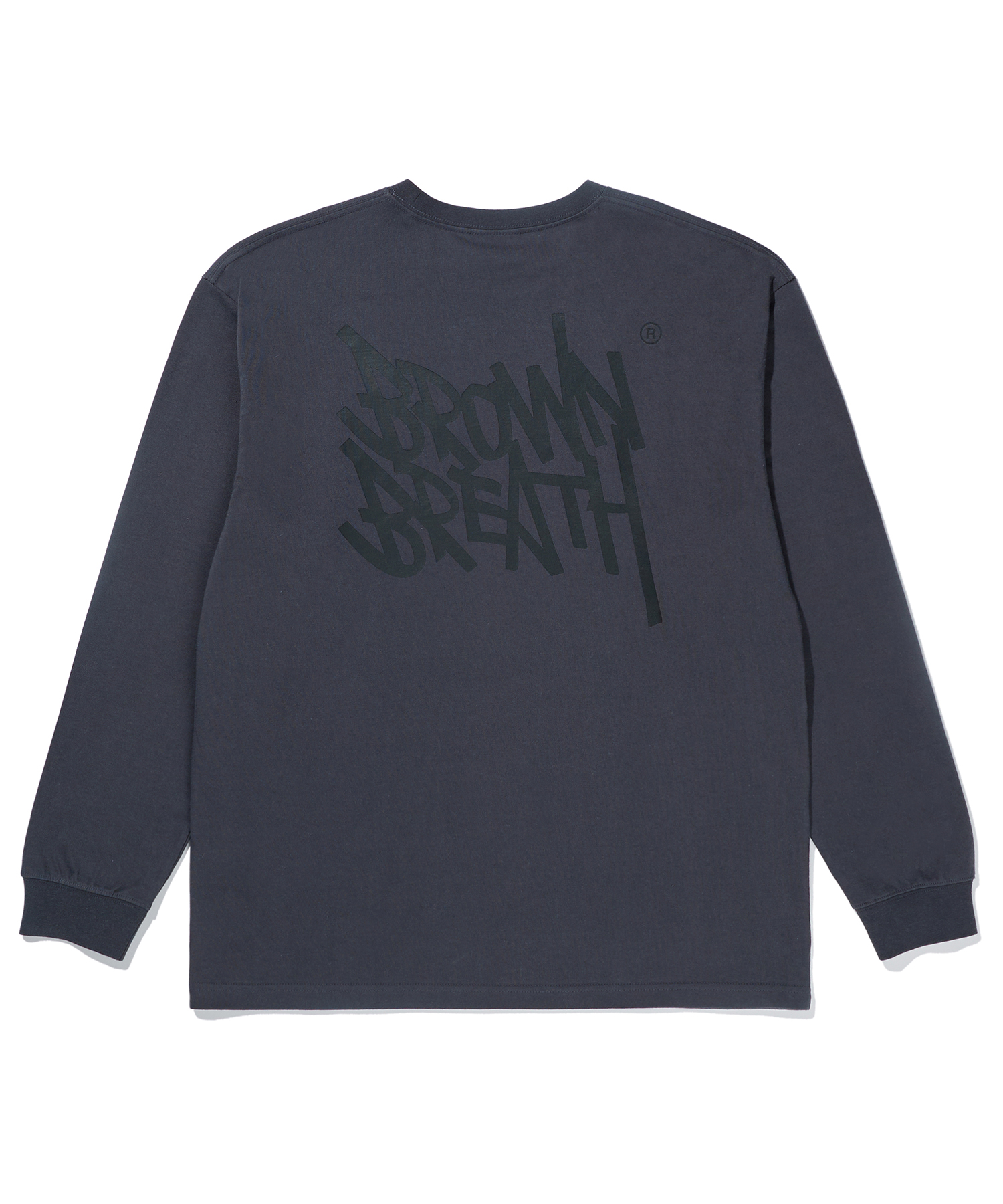 TAG LONGSLEEVE - CHARCOAL brownbreath