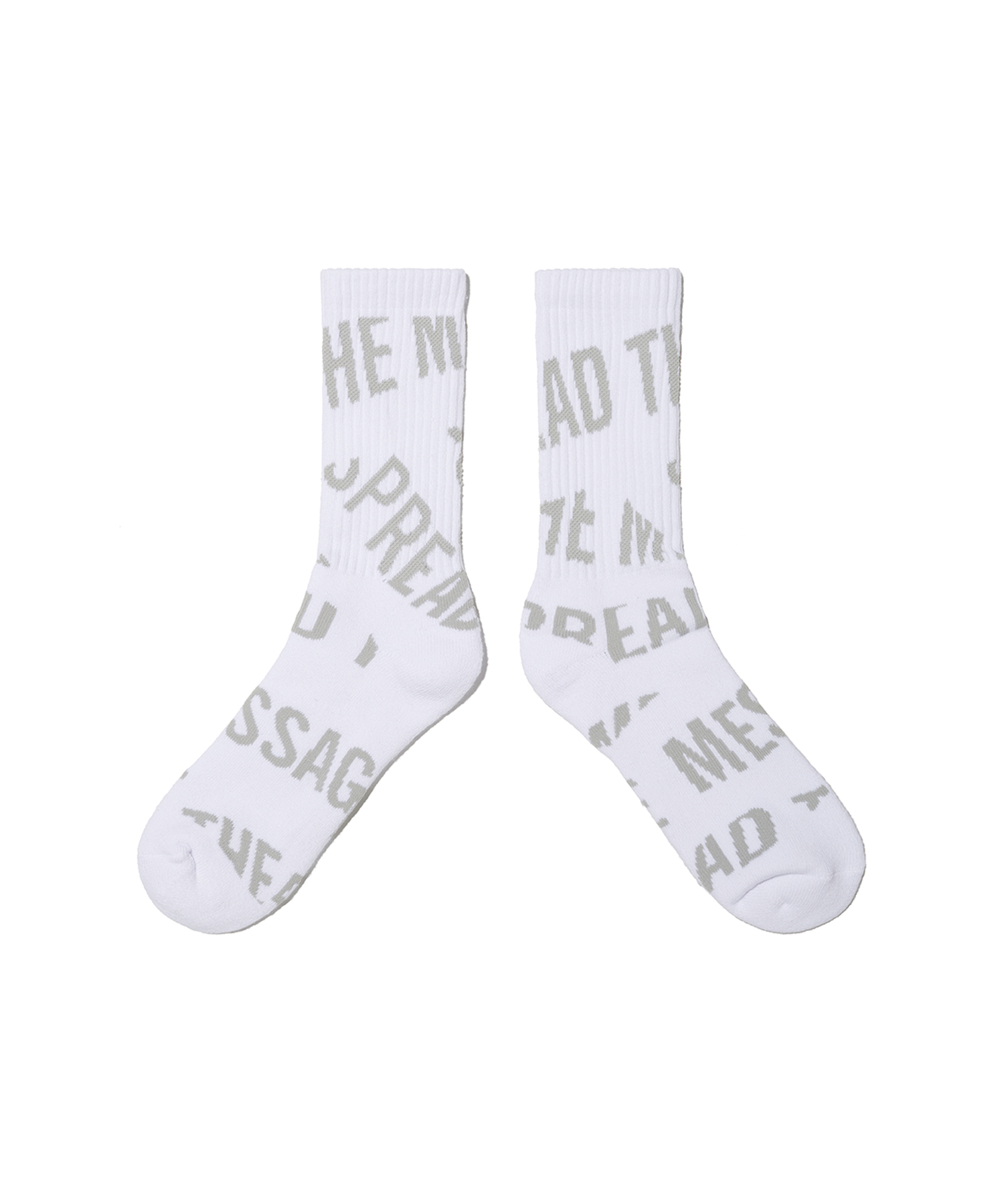 STM SOCKS - WHITE brownbreath