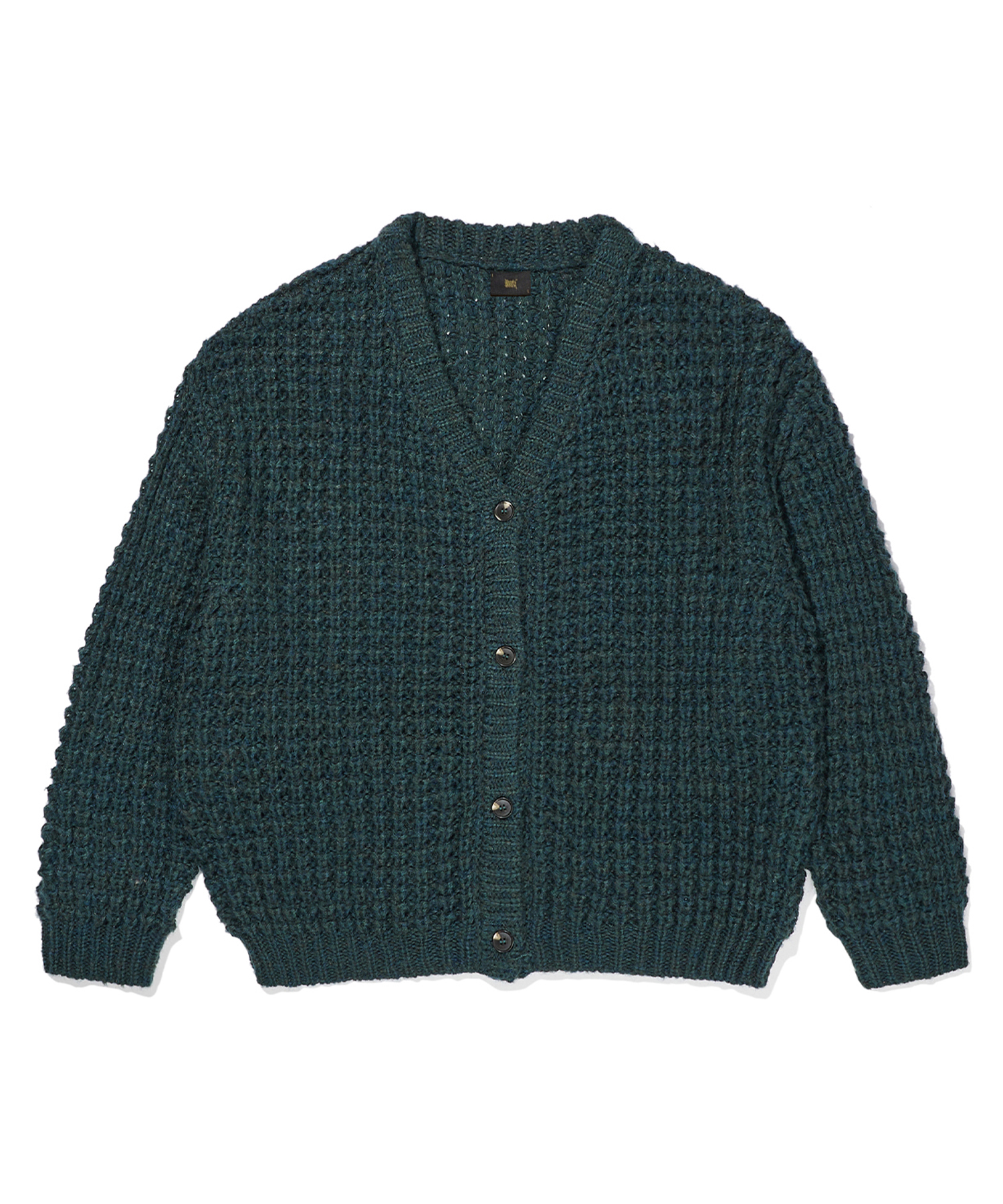 SPREAD KNIT CARDIGAN - GREEN brownbreath