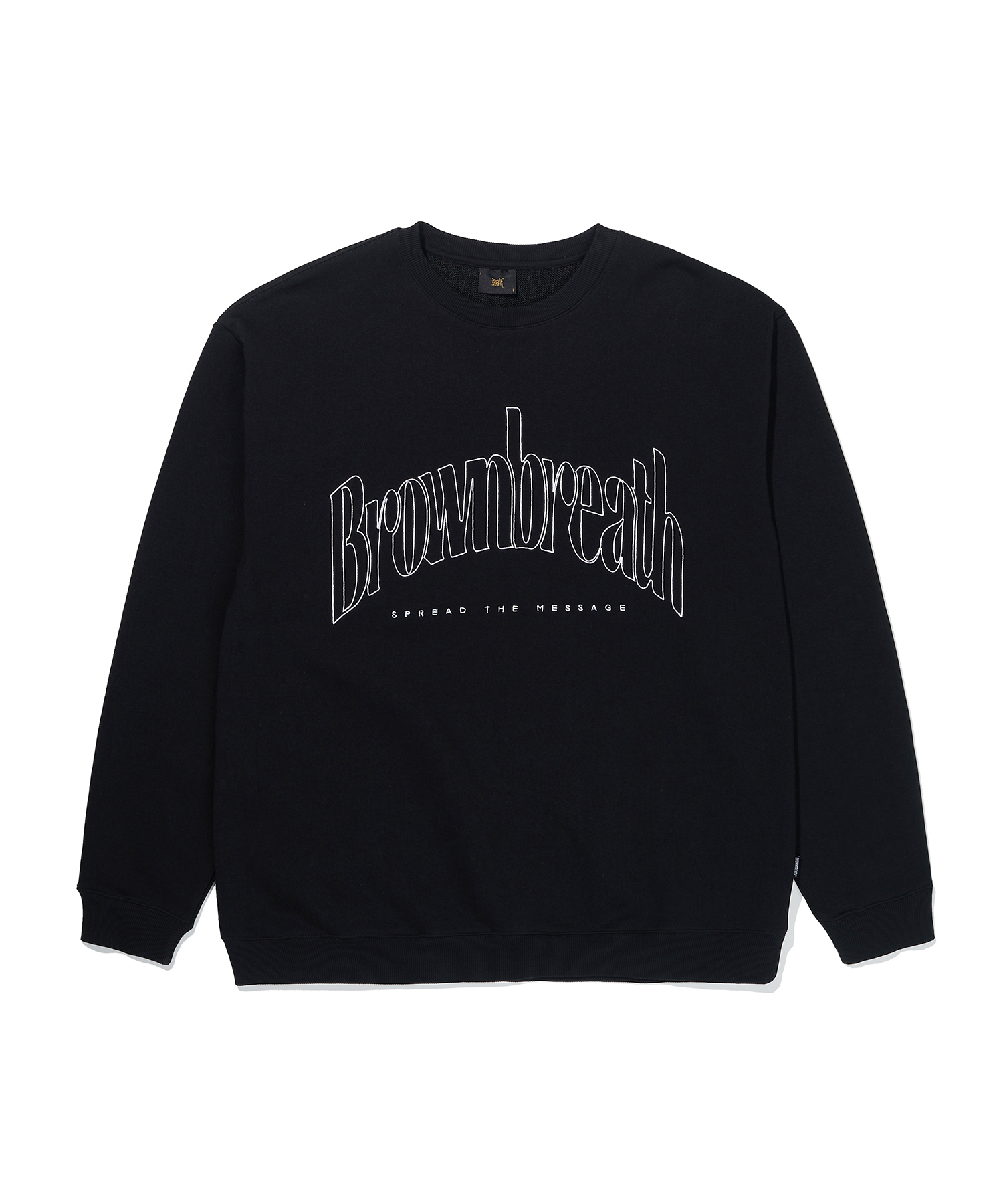 ARCH CREWNECK - BLACK brownbreath