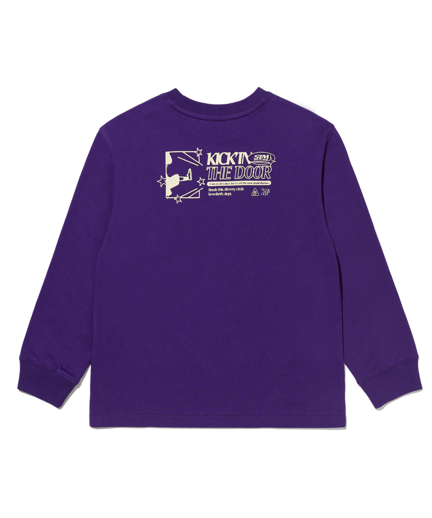 KIDS KICKIN LONGSLEEVE - PURPLE brownbreath