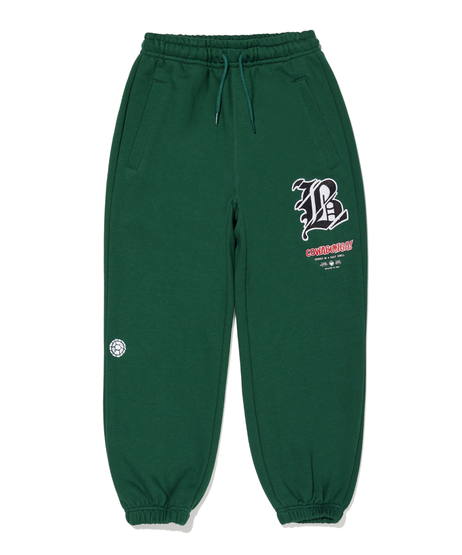 KIDS TMNT SWEAT PANTS - GREEN brownbreath