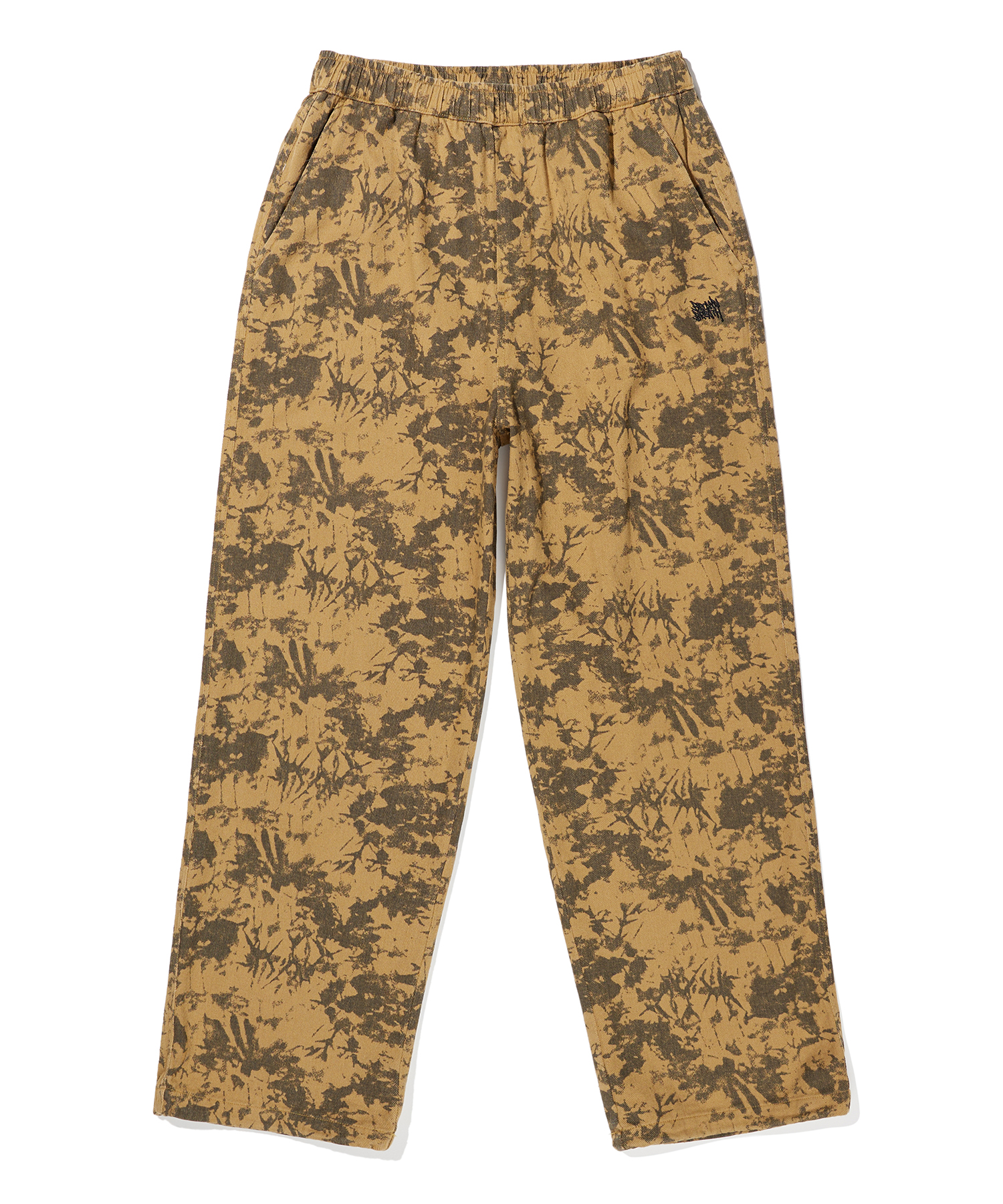 TAG SPREAD BANDING PANTS - YELLOW brownbreath