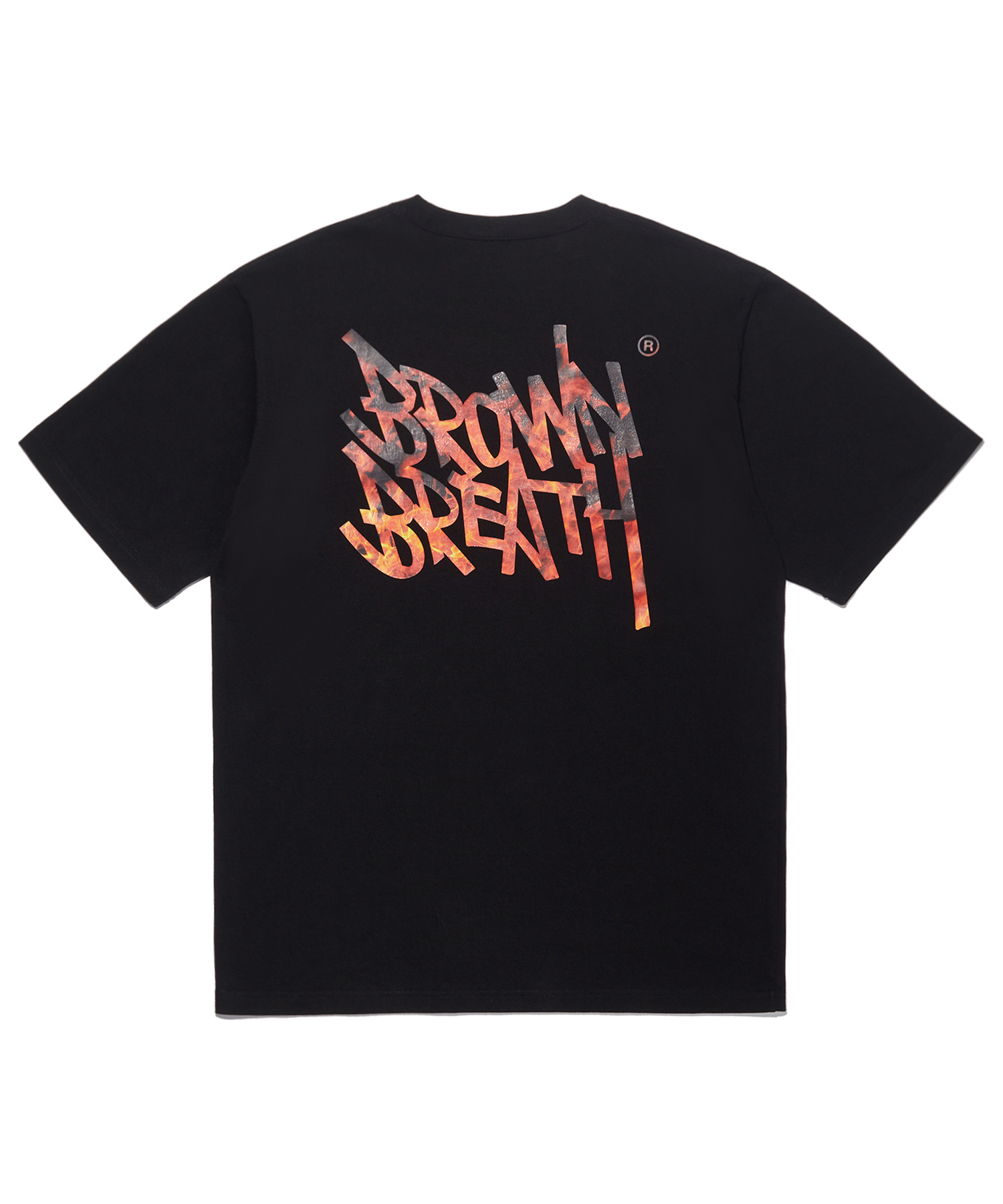 BLAZE TAG TEE - BLACK brownbreath