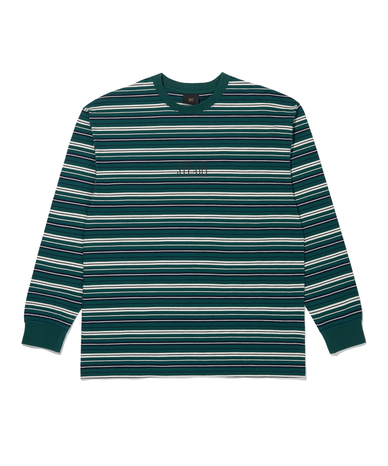 STEADY STRIPE LONGSLEEVE - GREEN brownbreath