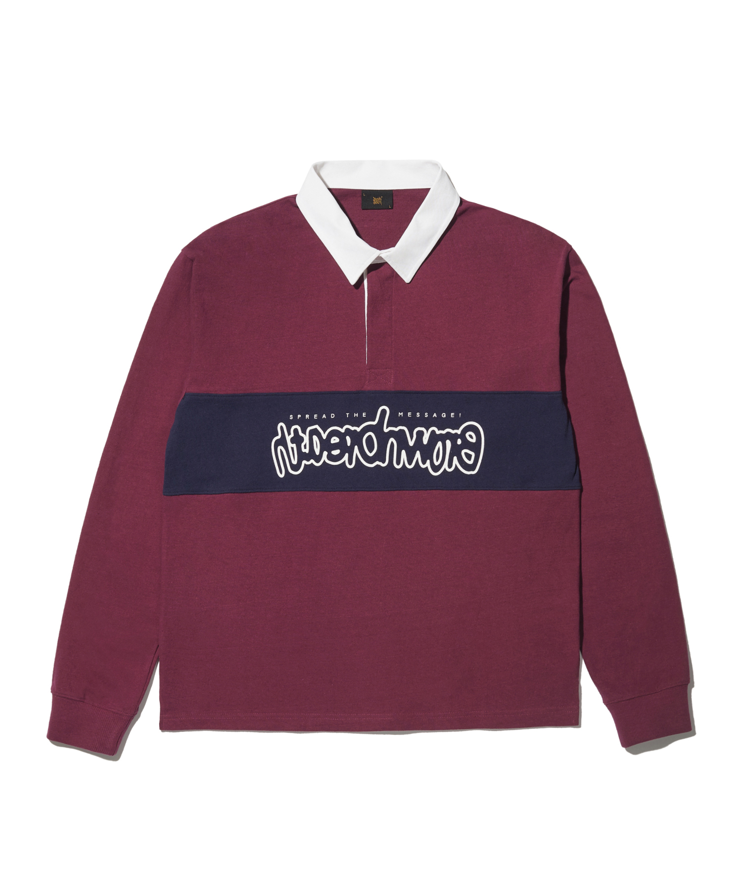 OVERTURN RUGBY SHIRTS - BURGUNDY brownbreath