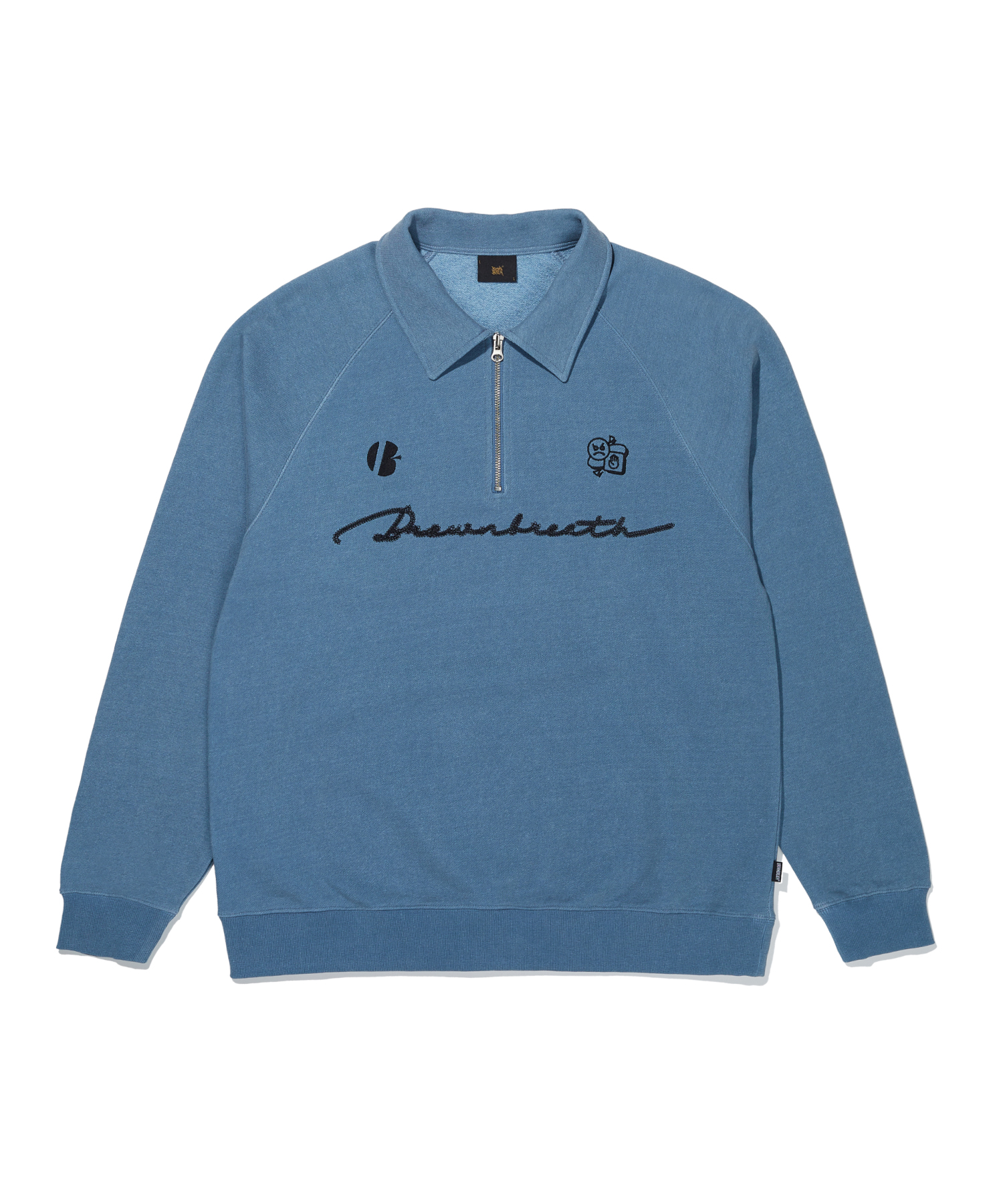 PRESSURE CREWNECK - BLUE brownbreath