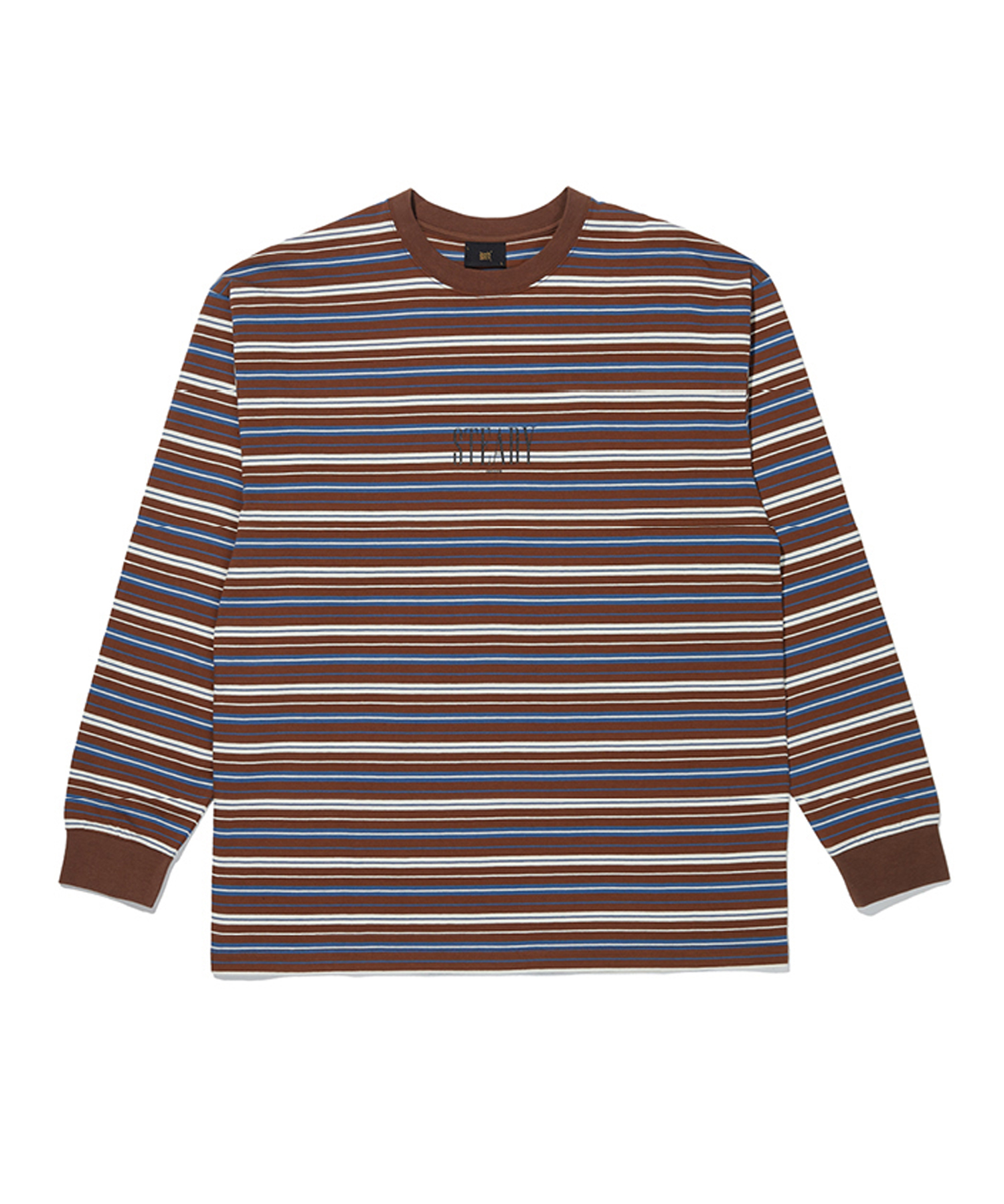 STEADY STRIPE LONGSLEEVE - BROWN brownbreath