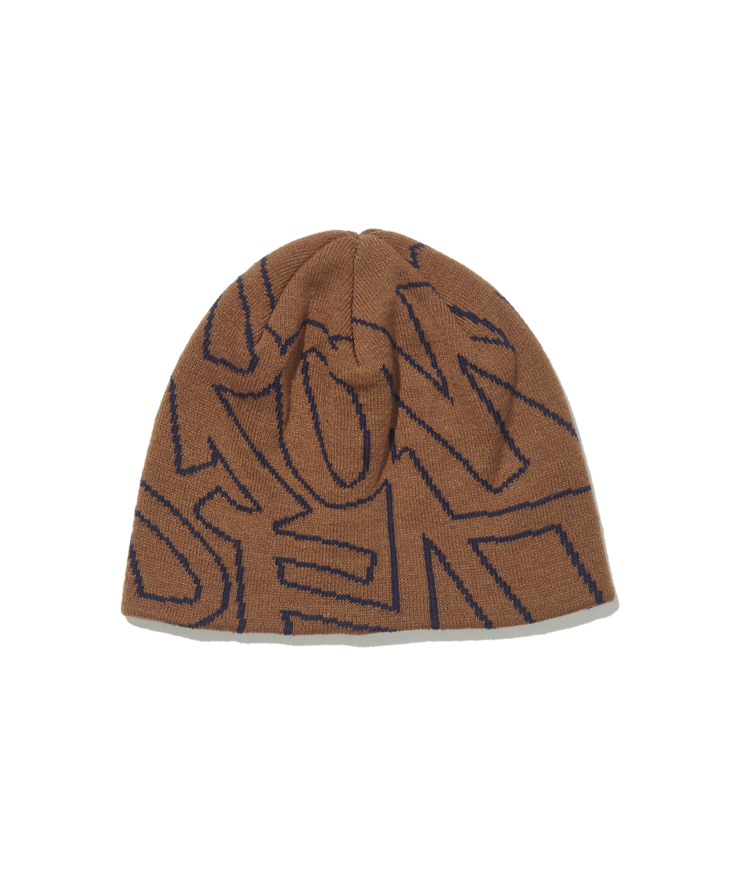 BIG TAG BEANIE - CAMEL brownbreath