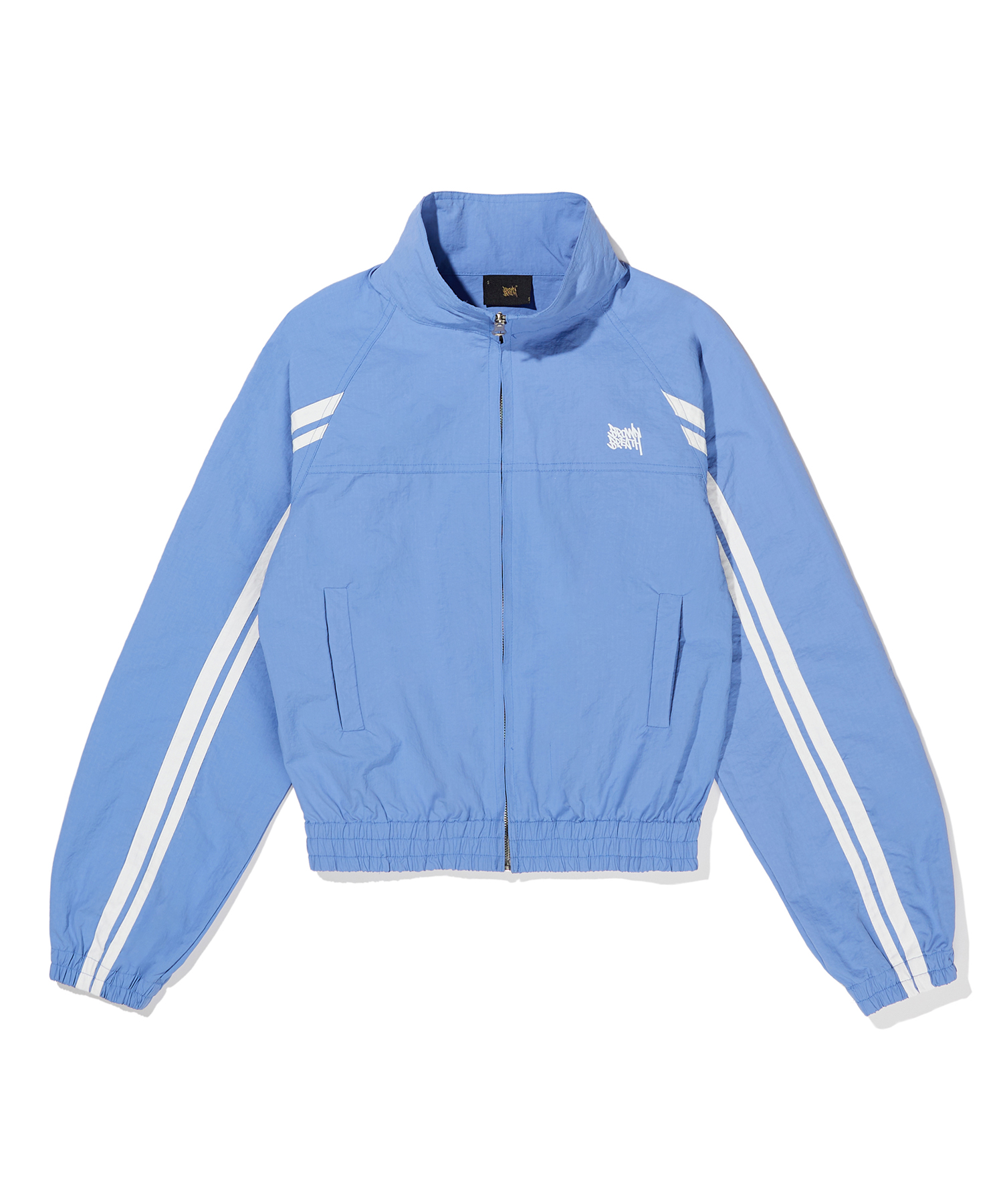 W CROP TRACK JACKET - BLUE brownbreath