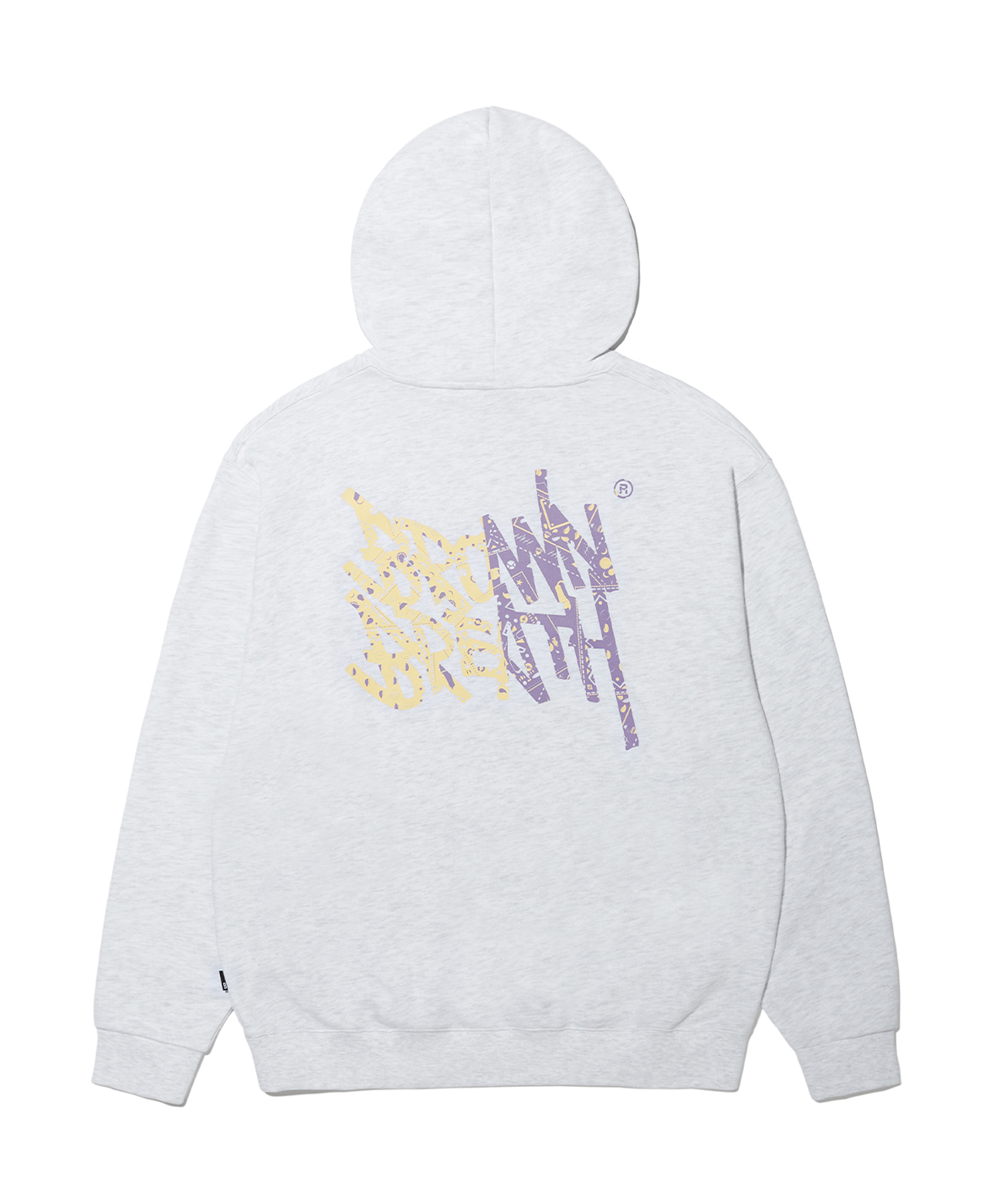 PAISLEY TAG HOODIE - ASH brownbreath