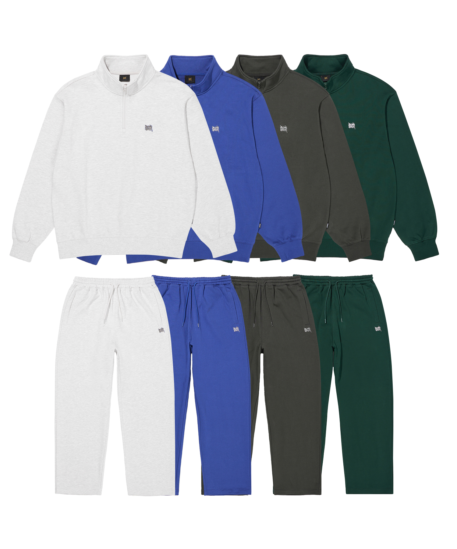 TAG HALF ZIP SETUP - 4 COLORS