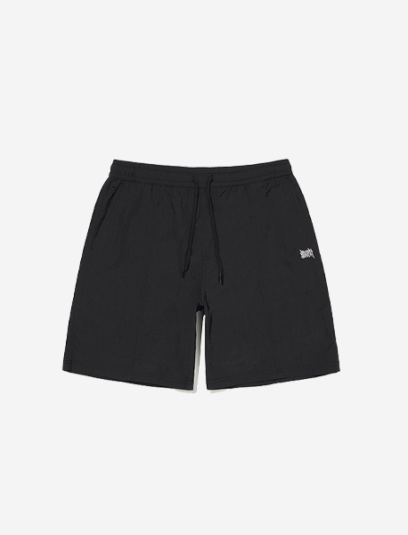 TAG NYLON SHORTS - BLACK brownbreath