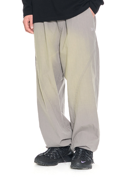 WASHED LINED TRACK PANTS - GREY brownbreath