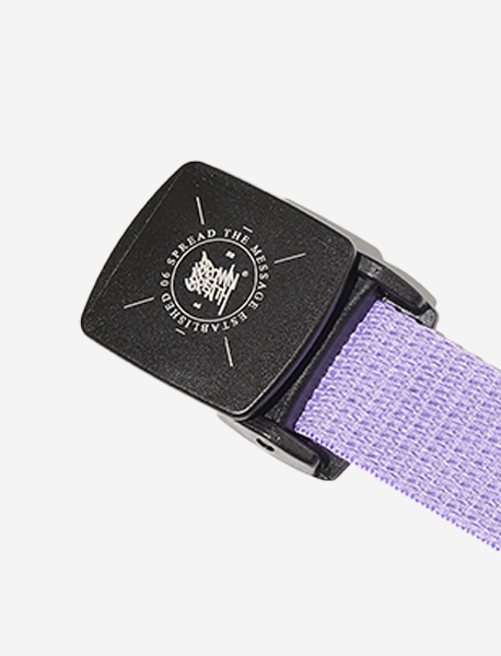 STAMP TAG WEBBING BELT - PURPLE brownbreath