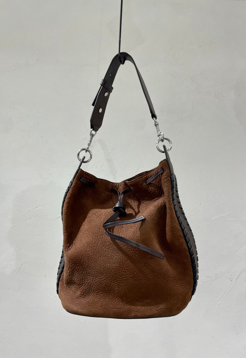 ALLSAINTS - RAY NUBK BUCKET BAG