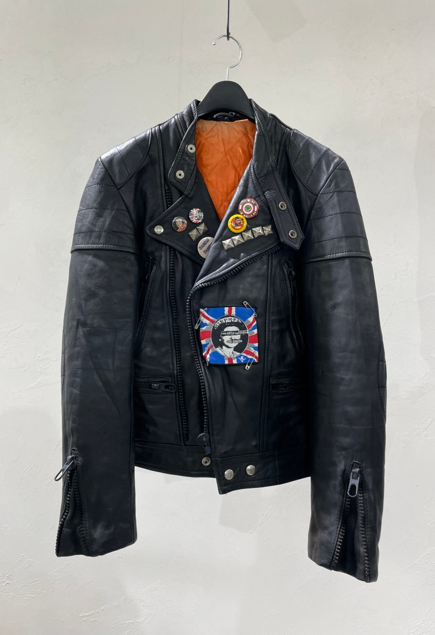 Vintage Punk Custom Leather Jacket