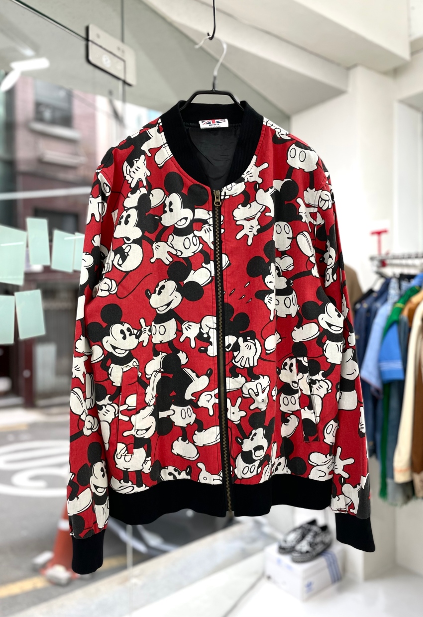 1990&#039;s UK Made Mickey Mouse Blouson