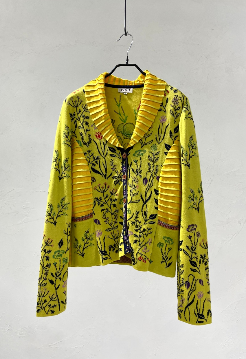 IVKO Floral Pattern Cardigan (MADE IN SERBIA)