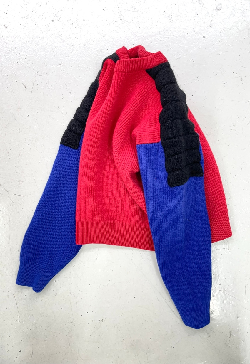 Vintage Padded Wool Knit