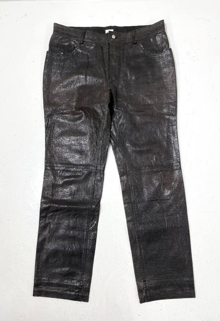 GIANFRANCO FERRE Nappa Leather Pants