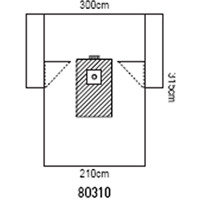 [80310-30]Lower Extremity Drape II(최하단천) 