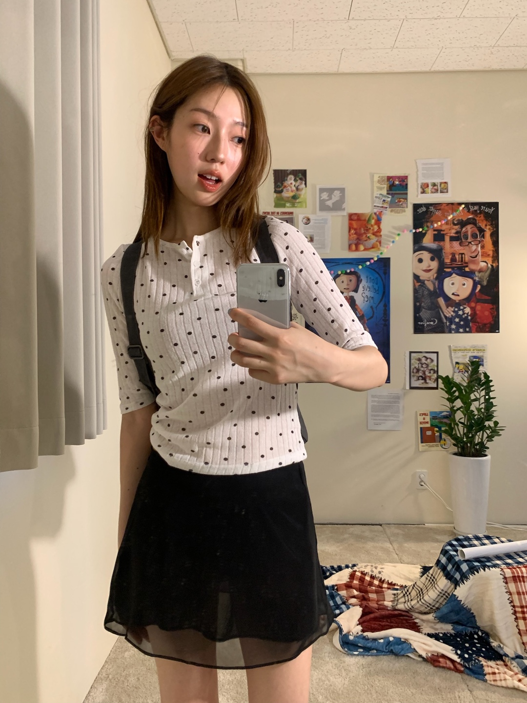 button polka-dot tee - 보우아카이브