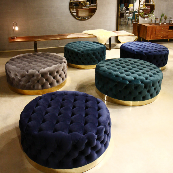 Velvet Stool Bench CL259끌레오 CLEO