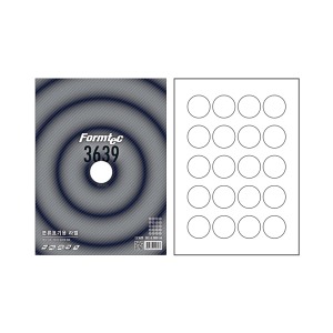 폼텍 분류표기용라벨(LQ-3639) 20매 20칸