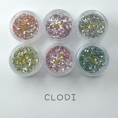 Clodi Shining Star 6 Glitter Set Clodi Shining Star 6 Glitter Set