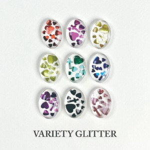 Clodi Variety Glitter 9-piece set