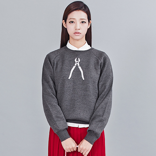 [비비룩] pliers knit (gray)