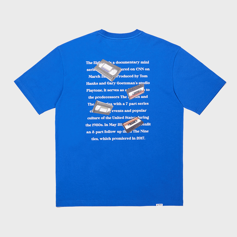 STYLE CASSETTE T-SHIRT BLUE