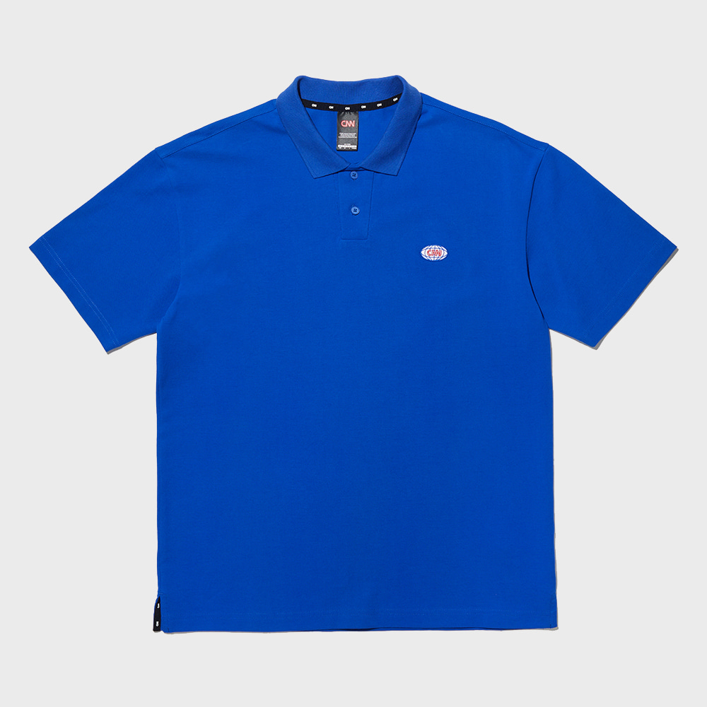 STYLE BASIC PIQUE SHIRT BLUE